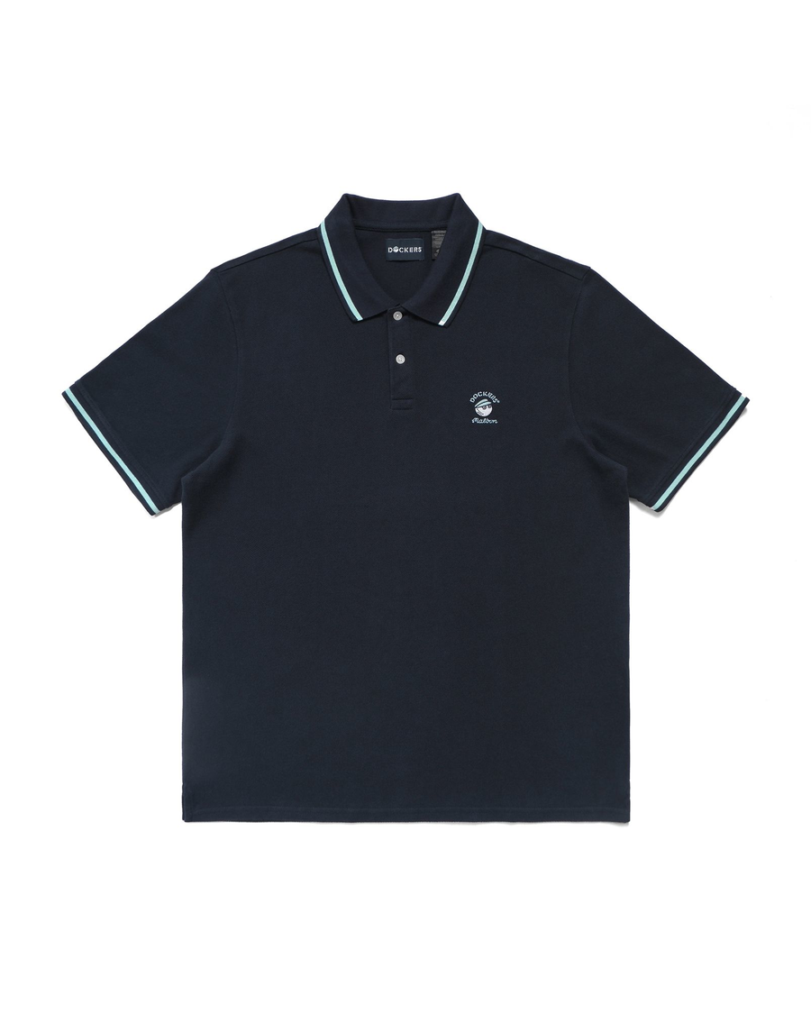 (image for) Popular Dockers® x Malbon Pique Polo, Slim Fit